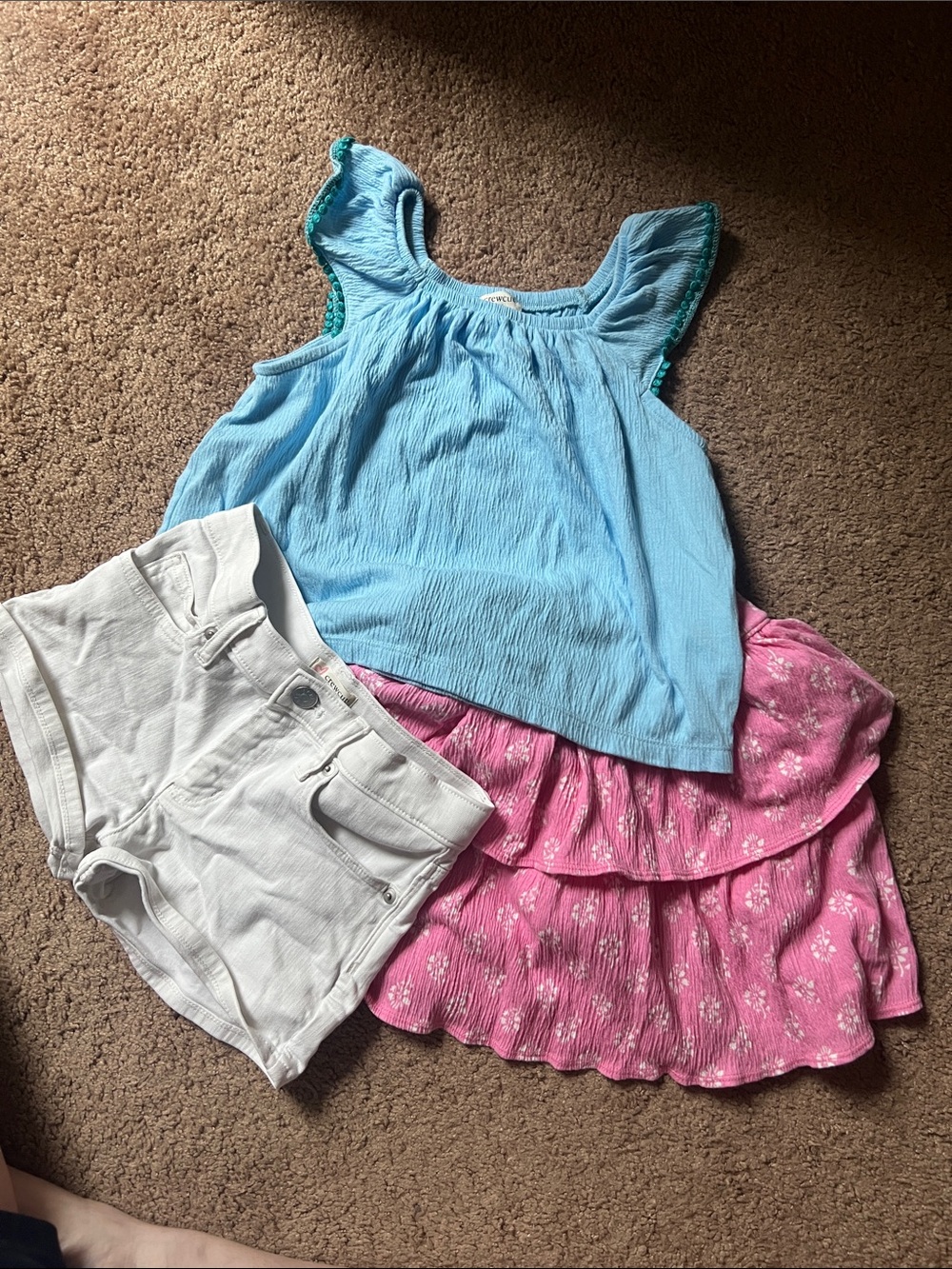 Crew Cuts Girls’ Summer Bundle: Tank, Shorts and Skort